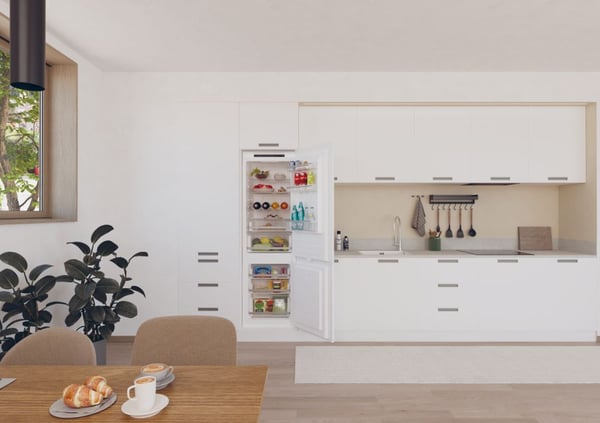 De’Longhi F6CTNF244E køle-/fryseskab Indbygget 244 L Hvid
