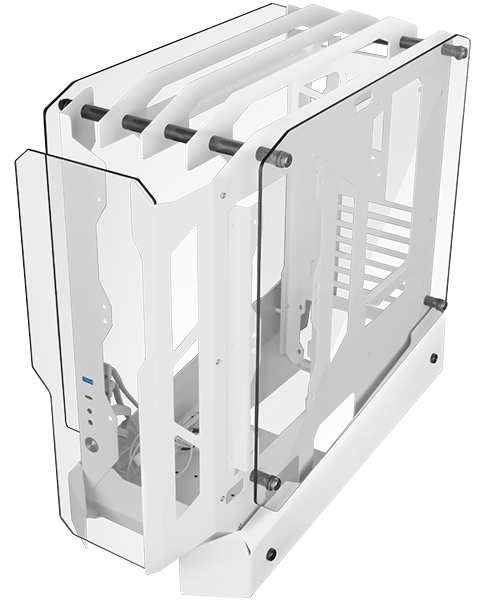 Mars Gaming MC-EDGEW Midi Tower Vit