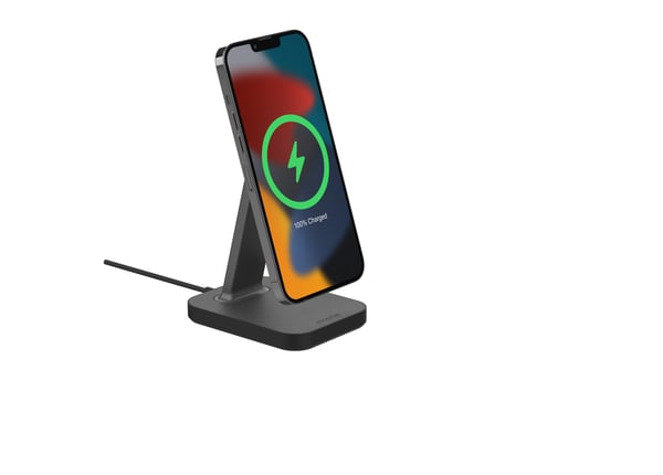 mophie 401309746 mobilladdare Smartphone Svart AC Trådlös laddning Snabb laddning inomhus
