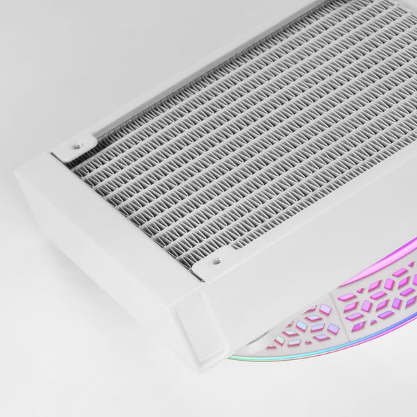 Mars Gaming MLONE120W kylsystem för dator Processor Allt-i-ett vätskekylare 12 cm Vit 1 styck