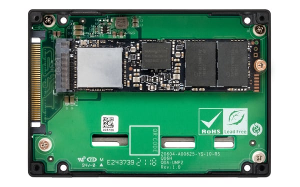 QNAP QDA-UMP4 drevkabinet SSD kabinet Sort 2.5"