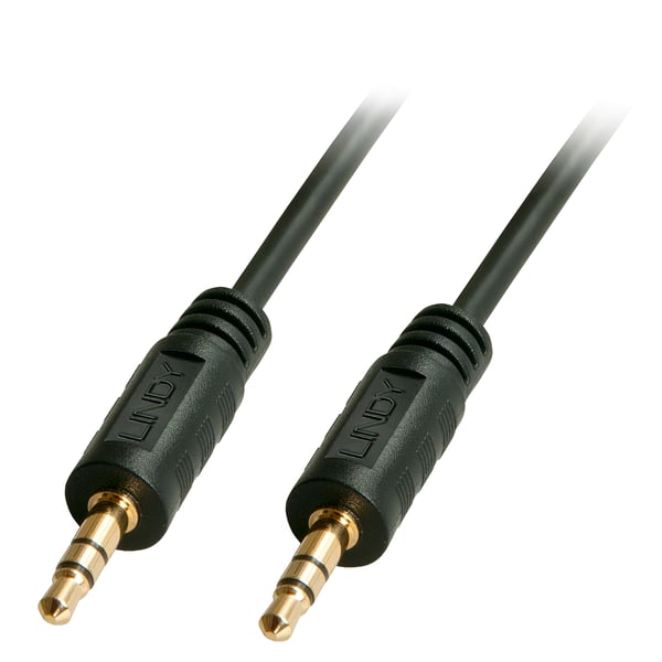 Lindy 35641 audiokaapeli 1 m 3.5mm Musta Lindy 35641 audiokaapeli 1 m 3.5mm Musta