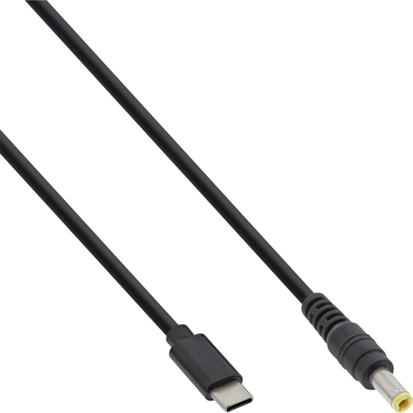 InLine 26676 strömkablar Svart 2 m USB C EIAJ-02 (4.0 mm, 1.7 mm)