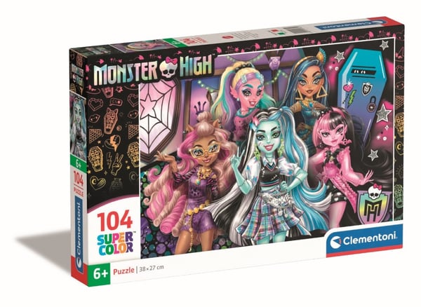 Monster High puslespil 104 brikker