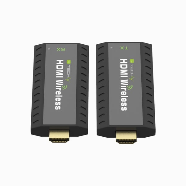 Techly IDATA HDMI-WL53 AV-signaalin jatkaja AV-lähetin ja -vastaanotin Musta