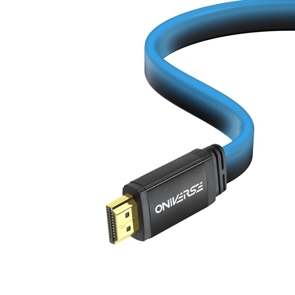 Oniverse ONICAB2-HDMILED-BLUE HDMI-kabel 2 m HDMI Type A (Standard) Blå