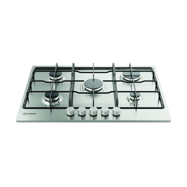 Indesit THP 752 IX/I 1 Rostfritt stål Inbyggd 75 cm Gas 5 zone(s)