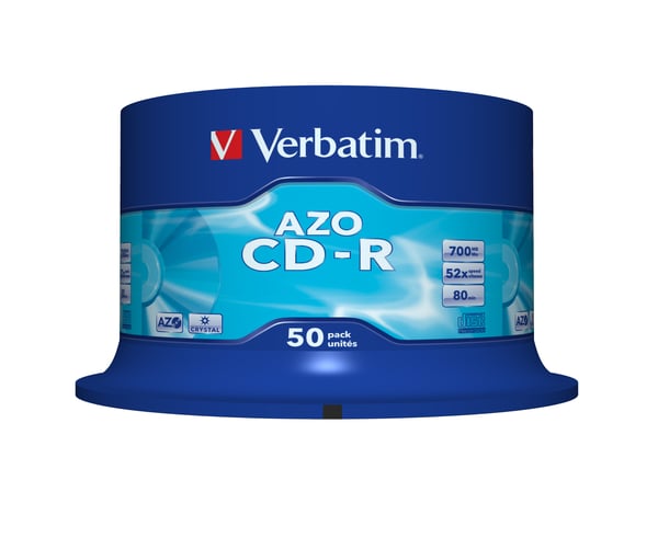 Verbatim CD-R AZO Crystal 700 MB 52x 50 stk