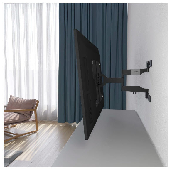 Hama 00220852 TV-kiinnike 2,29 m (90") Musta
