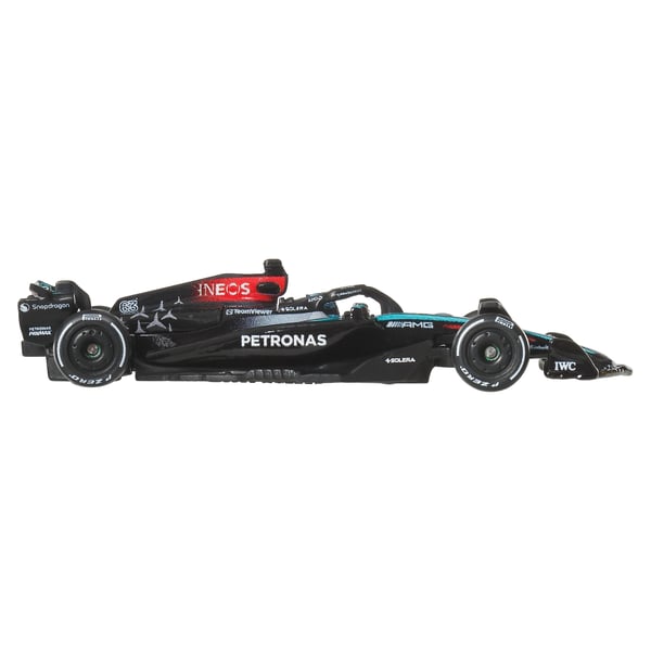 HOT WHEELS PREMIUM Mercedes-Benz 2024 George Russell racerbilmodel (JBM18)