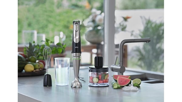 Braun MultiQuick 9 MQ 9135XI 0,6 l Stavmixer 1200 W Svart, Rostfritt stål