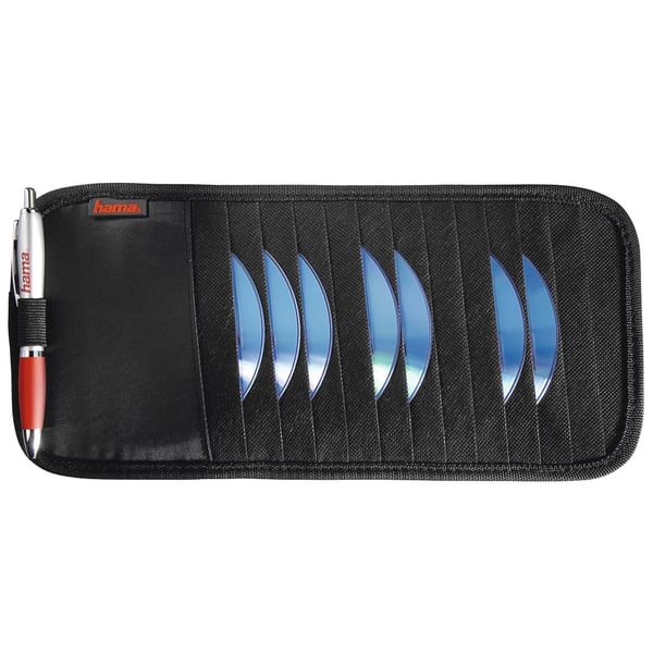 Hama Automotive Sun Visor Case, 12 CDs 12 diske Sort