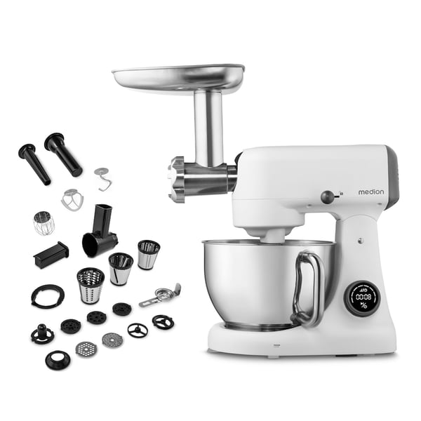 MEDION MD12600 foodprocessor 800 W 4,6 L Hvid