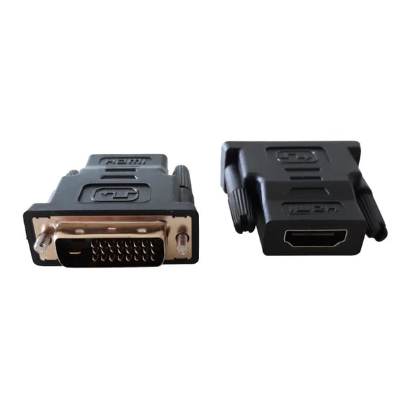 Techly DVI-D - HDMI M/F Sort
