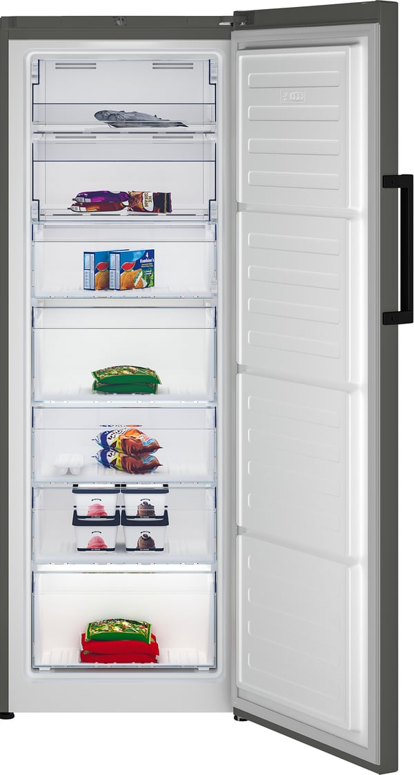 Beko RFNE290L41GN frys Frysskåp Fristående 256 l Grå
