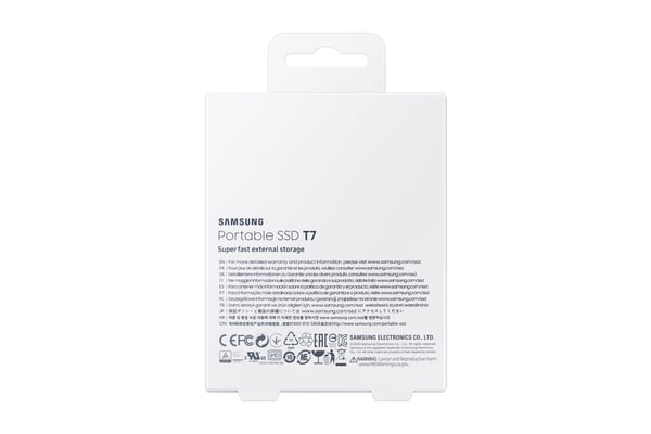 Samsung Portable SSD T7 2 TB USB Type-C 3.2 Gen 2 (3.1 Gen 2) Harmaa