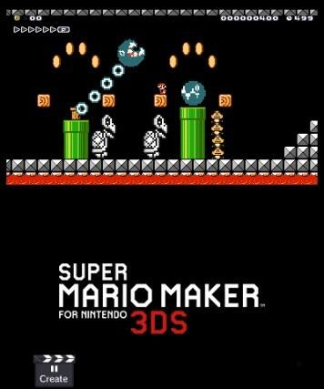 Nintendo Super Mario Maker for 3DS Standard Tysk, Engelsk, Spansk, Fransk, Italiensk Nintendo 3DS
