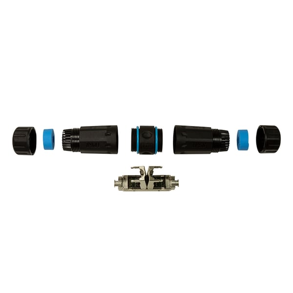 LogiLink NP0082 kabelforskruning Sort Nylon 1 stk