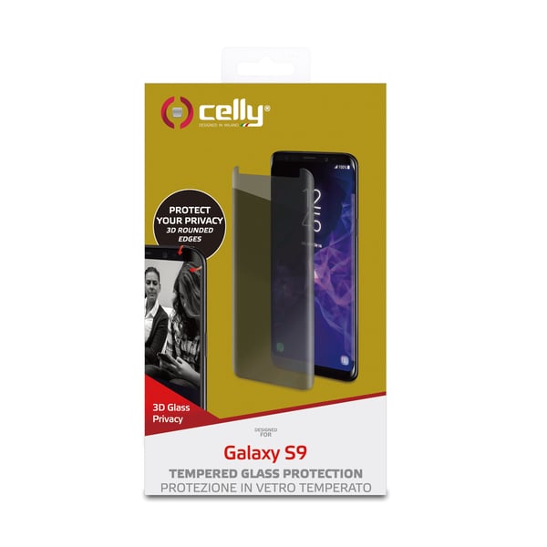 Celly Privacy 3D Glass Kirkas näytönsuoja Samsung 1 kpl