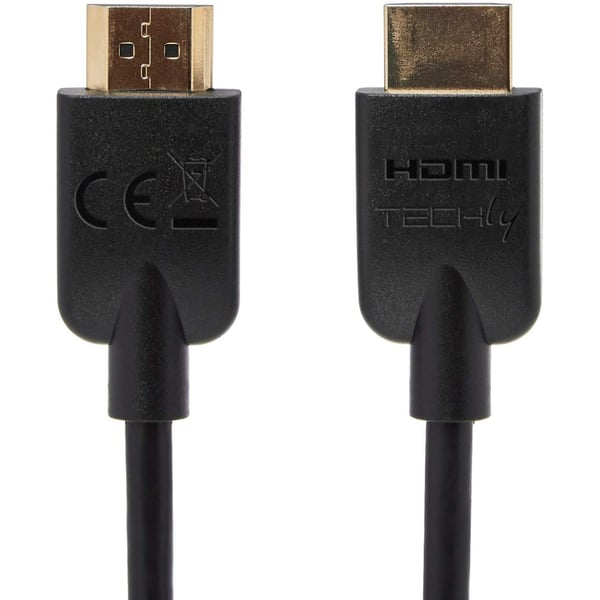 Techly ICOC HDMI2-4-020T HDMI-kabel 2 m HDMI Typ A (standard) Svart