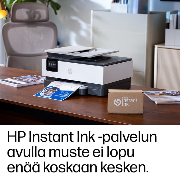 HP OfficeJet Pro 8134e Langaton All-in-One Väri Tulostin, Instant Ink; kaksipuolinen tulostus