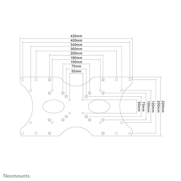 Neomounts FPMA-VESA400 monitorikiinnikkeen lisävaruste