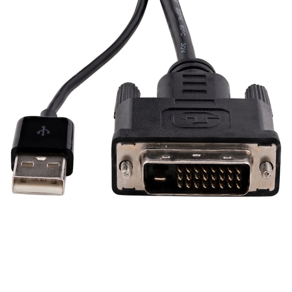 StarTech.com DVI2DP2 videokabel adapter 0,254 m DVI-D DisplayPort Sort