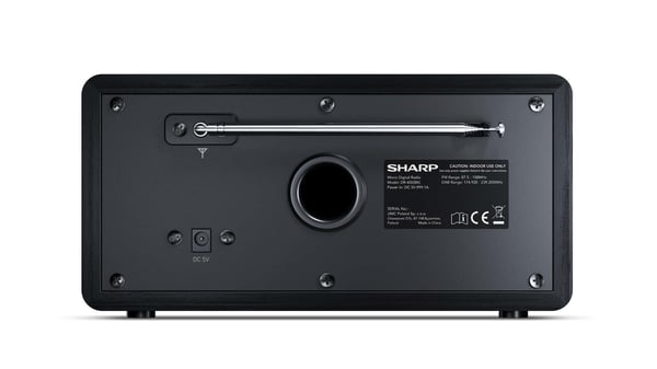 Sharp DR-450 Personligt Digital Sort, Rustfrit stål