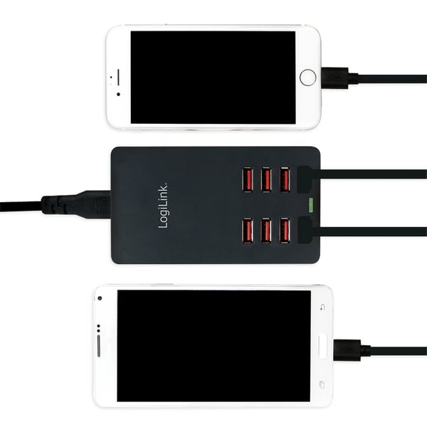 LogiLink PA0140 oplader til mobil enhed Universel Sort Vekselstrøm Indendørs