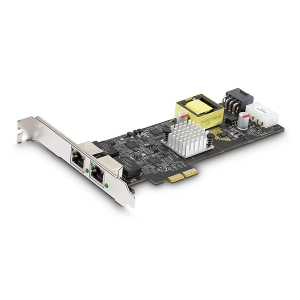 StarTech.com 2-Port 2.5Gbps PoE Netværkskort, Intel I225-V, 802.3af/at