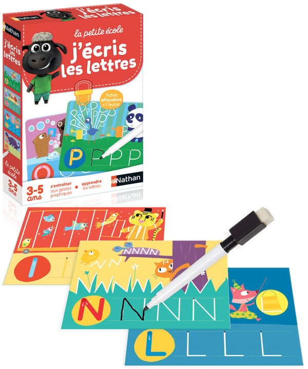 Nathan J'écris les lettres