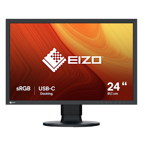 EIZO ColorEdge CS2400R computerskærm 61,2 cm (24.1") 1920 x 1200 pixel WUXGA LCD Sort