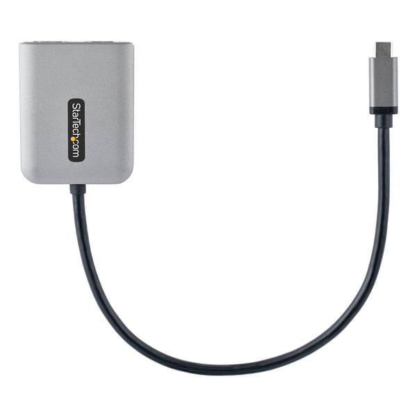 StarTech.com MST14CD122HD USB grafisk adapter 3840 x 2160 pixel Sort, Grå