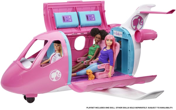 Barbie Dreamhouse Adventures Dreamplane-docka och lekset