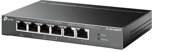 TP-Link TL-SG1006PP netværksswitch Ikke administreret Gigabit Ethernet (10/100/1000) Strøm over Ethernet (PoE) Grå