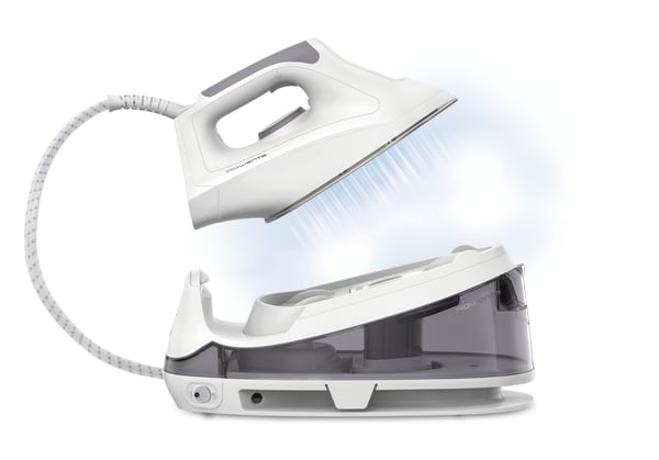 Rowenta VR5020 Pumpulla toimiva höyrysilityskeskus 2200 W 1,2 L Pohjalevy ruostumatonta terästä Valkoinen