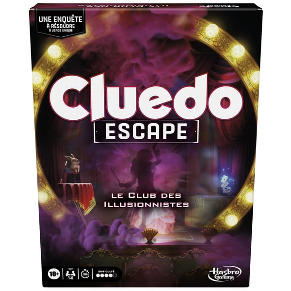 Cluedo Escape: The Illusionist's Club Lautapeli Pakohuonepeli