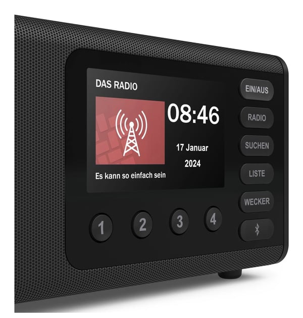 Hama DR1001 Personligt Digital Sort