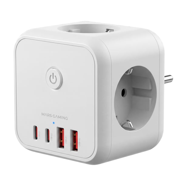 Mars Gaming MDCUBE20W oplader til mobil enhed Hvid Mars Gaming MDCUBE20W oplader til mobil enhed Hvid