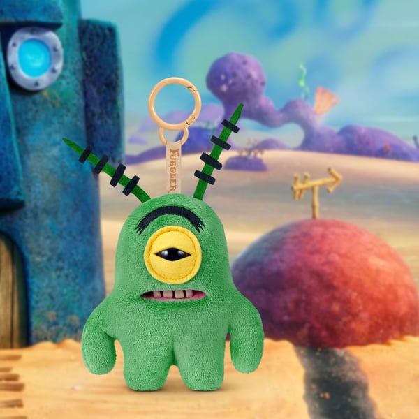 Hug-A-Lumps Fuggler SpongeBob 13 cm Licenseret Nøglering Sortiment