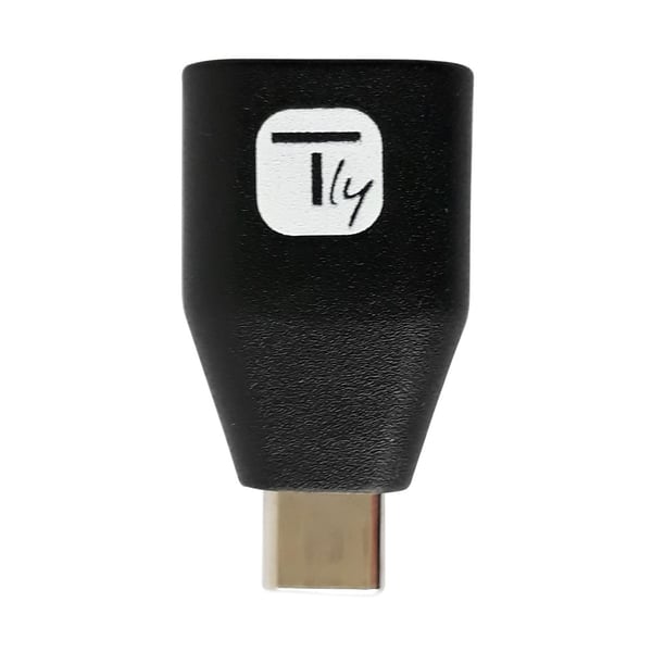 Techly IADAP-USB30-CMAFTY kabelomvandlare (hane/hona) USB A USB C Svart