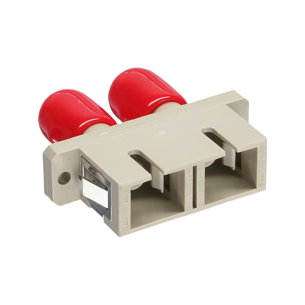 InLine 89991D fiber adapter SC/ST 1 stk Beige