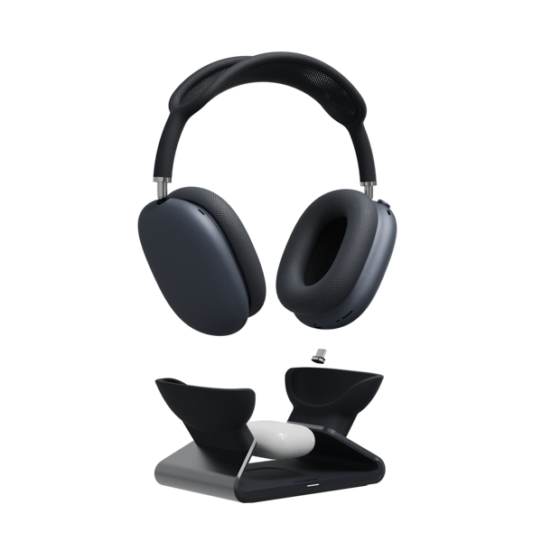 mophie 401316655 mobilladdare Headset Svart USB Trådlös laddning inomhus