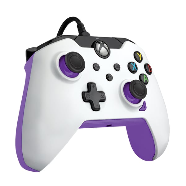 PDP 049-012-WPR spil-controller Lilla, Hvid USB Gamepad Analog/digital PC, Xbox, Xbox One X, Xbox Series S, Xbox Series X