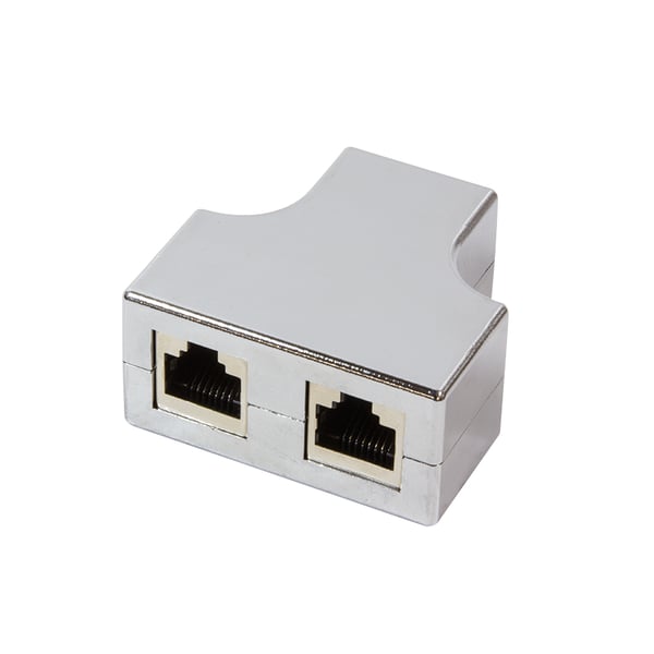 LogiLink MP0037 kabel kønsskifter RJ-45 2 x RJ-45 Sølv