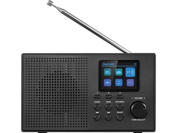 Sandberg 421-39 radioapparater Bärbar Analog och digital Svart