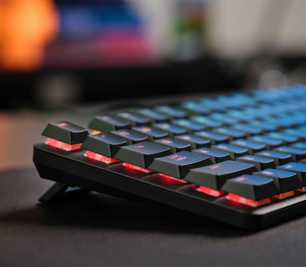 Trust GXT 866 Torix tastatur Spil USB Fransk Sort