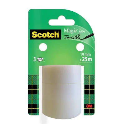 3M Magic 25 m Transparent 3 styck