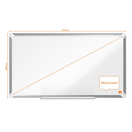 Nobo Premium Plus Emalj Whiteboard EU Ecolabel 710x400 mm