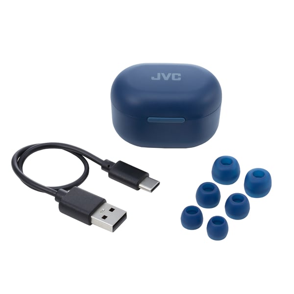 JVC HA-A30T Headset True Wireless Stereo (TWS) I öra Samtal/musik Bluetooth Blå